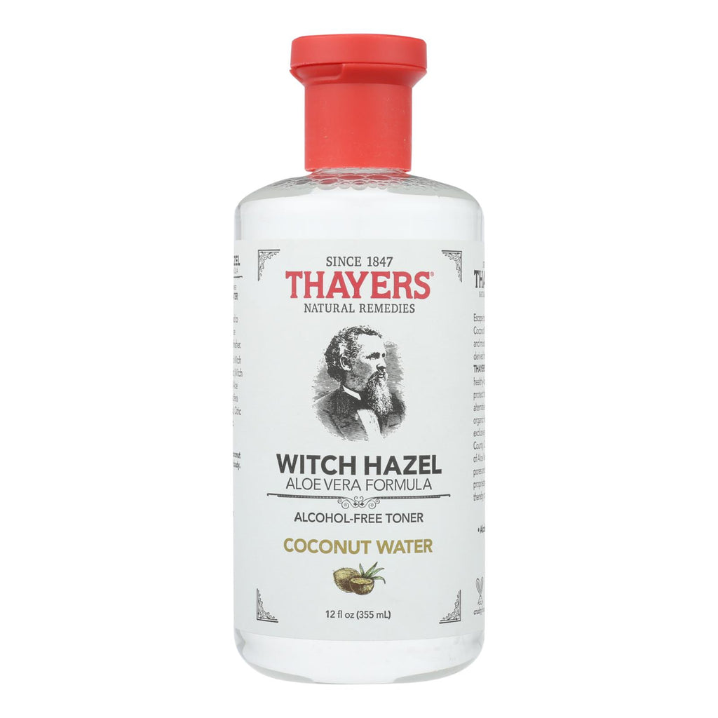 Thayers Witch Hazel Alcohol-free Coconut Water Toner  - 1 Each - 12 Fz - Lakehouse Foods