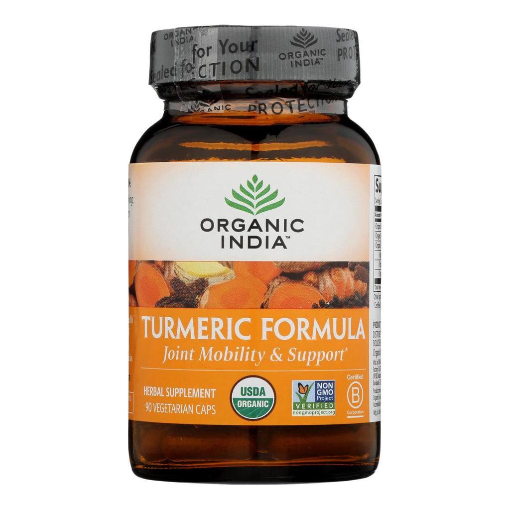 Organic India Wellness Supplements, Turmeric Formula  - 1 Each - 90 Vcap - Lakehouse Foods