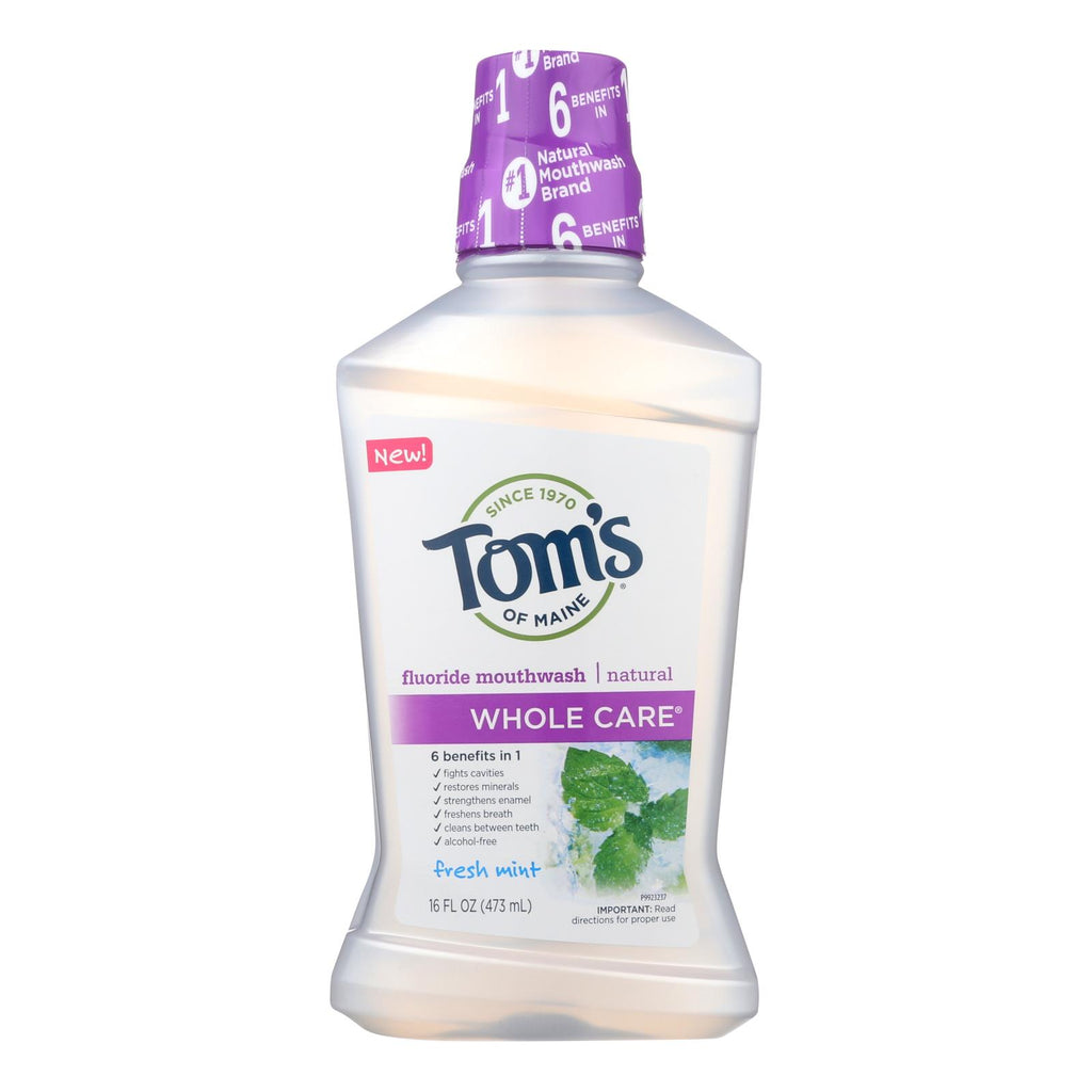 Tom's Of Maine - Mouthwash Fresh Mint Whlc - 1 Each - 16 Fz - Lakehouse Foods