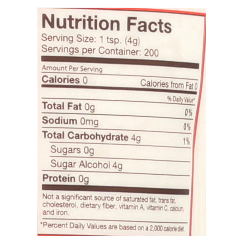 Lakanto Powdered Monkfruit Sweetener With Erythritol  - Case Of 8 - 1 Lb - Lakehouse Foods