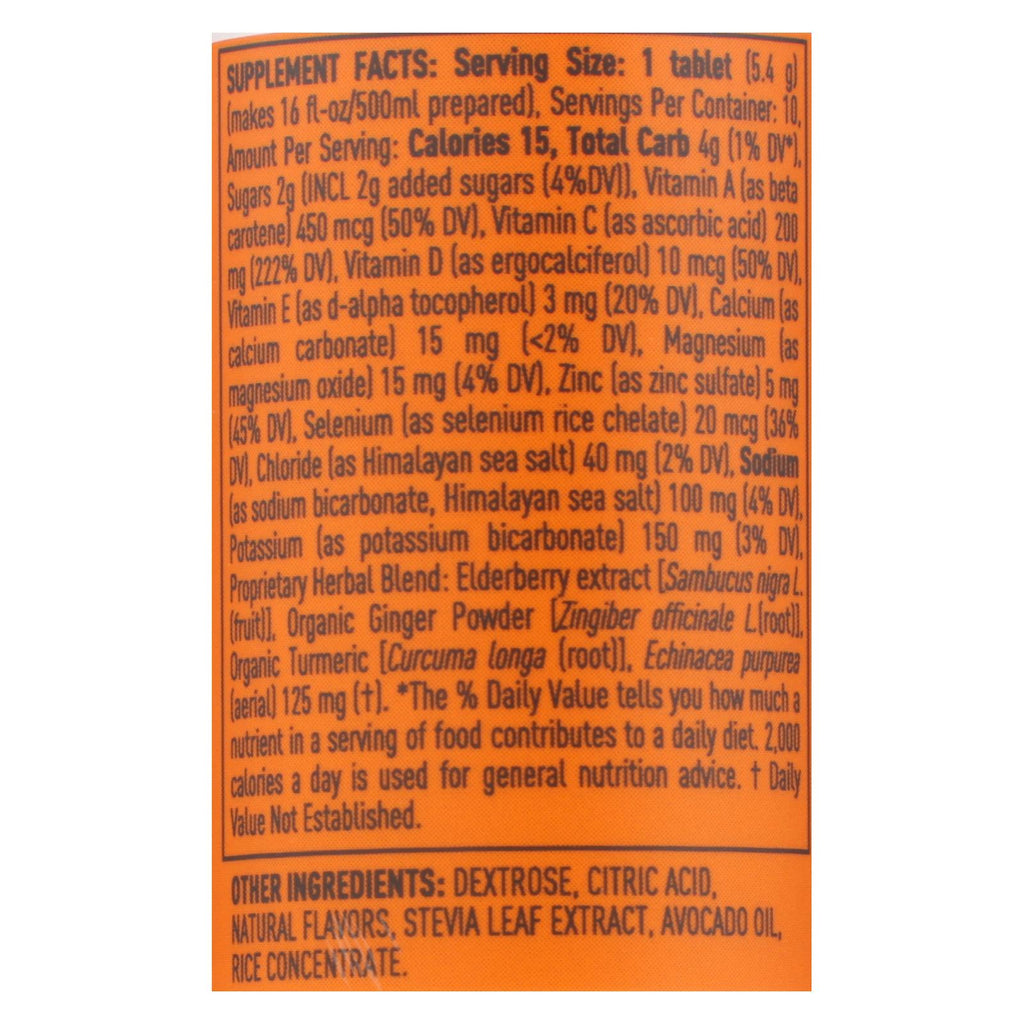 Nuun Hydration - Drink Tab Immun Orange Ctrs - Case Of 8 - 10 Tab - Lakehouse Foods