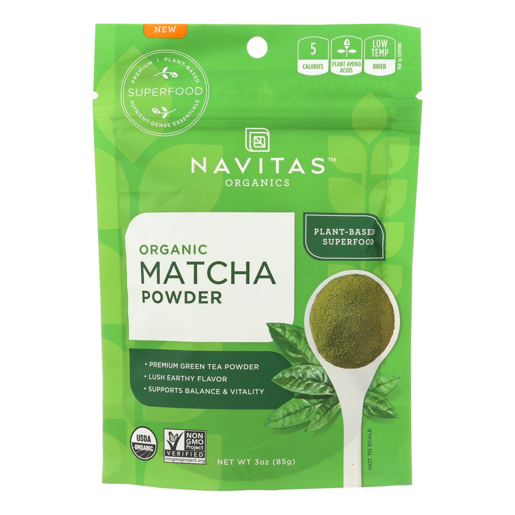 Navitas Organics Organic Matcha Powder  - Case Of 6 - 3 Oz - Lakehouse Foods