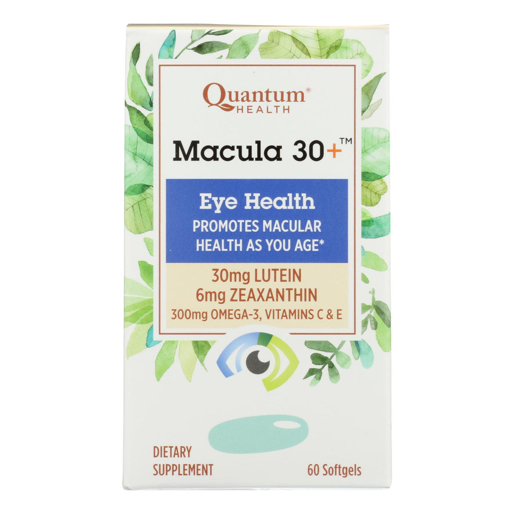 Quantum Research - Macula 30 Eye Health - 1 Each - 60 Sgel - Lakehouse Foods