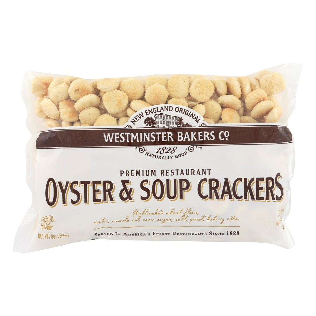 Westminster Cracker Co Oyster & Soup Crackers - Case Of 12 - 9 Oz - Lakehouse Foods