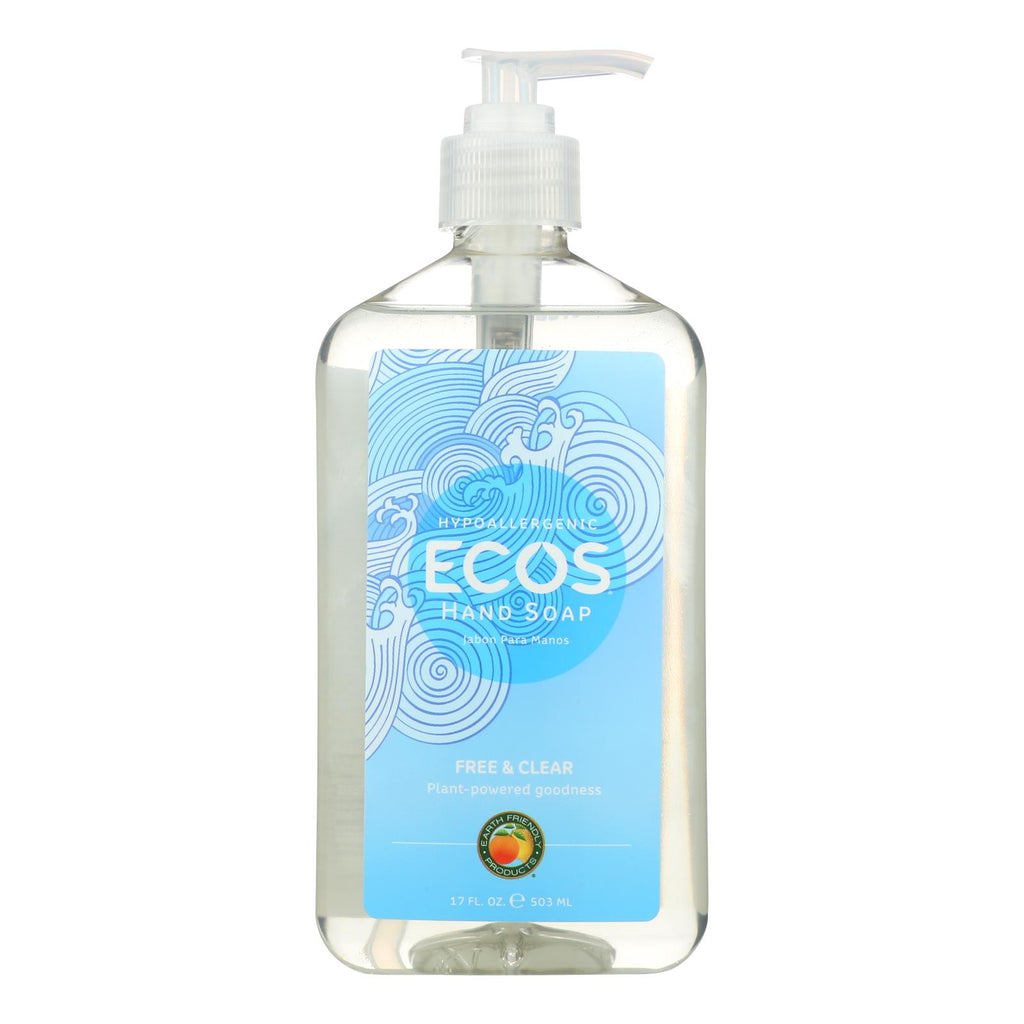 Ecos Hand Soap - Free And Clear - Case Of 6 - 17 Fl Oz. - Lakehouse Foods