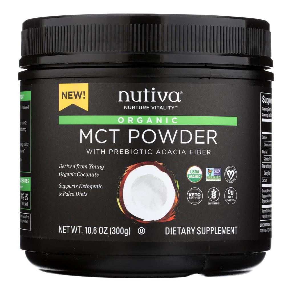 Nutiva - Powder Mct - 1 Each - 10.6 Oz - Lakehouse Foods