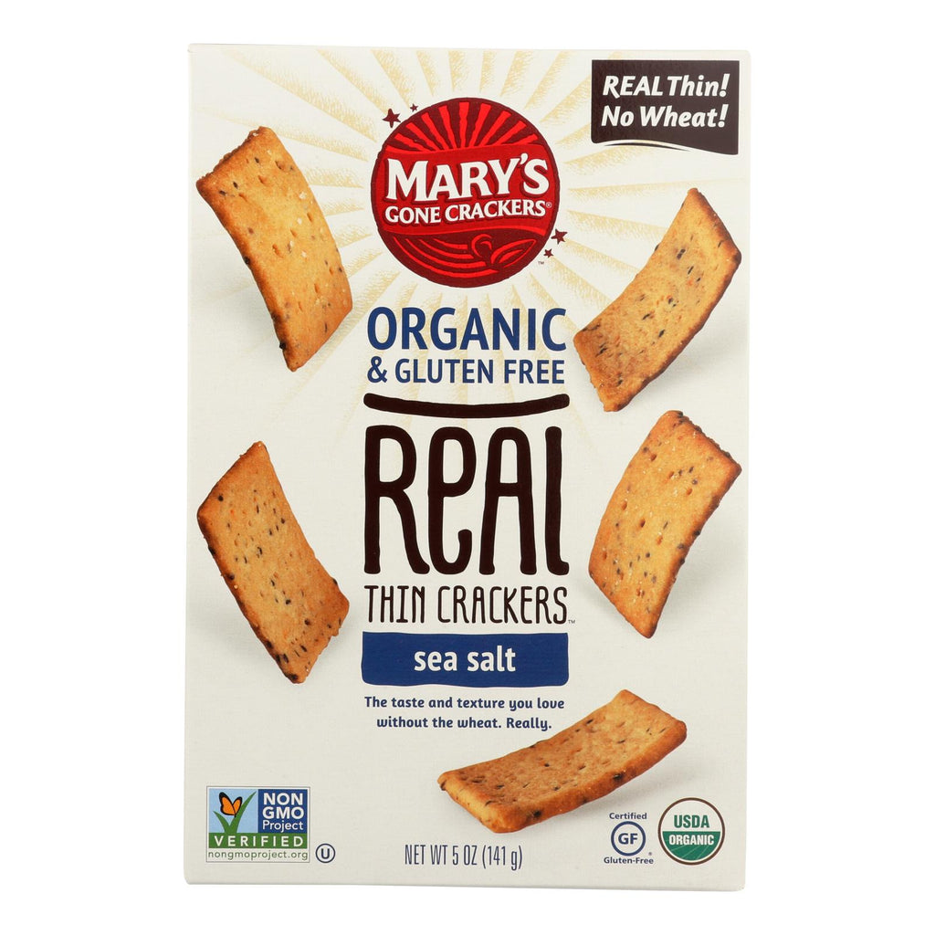 Mary's Gone Crackers Real Thin Crackers - Case Of 6 - 5 Oz - Lakehouse Foods