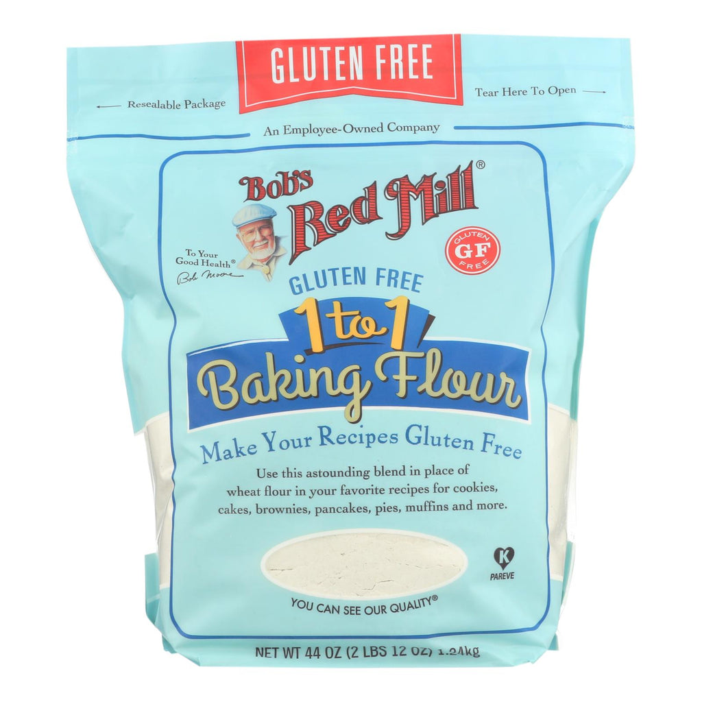 Bob's Red Mill - Baking Flour 1 To 1 - Case Of 4-44 Oz - Lakehouse Foods
