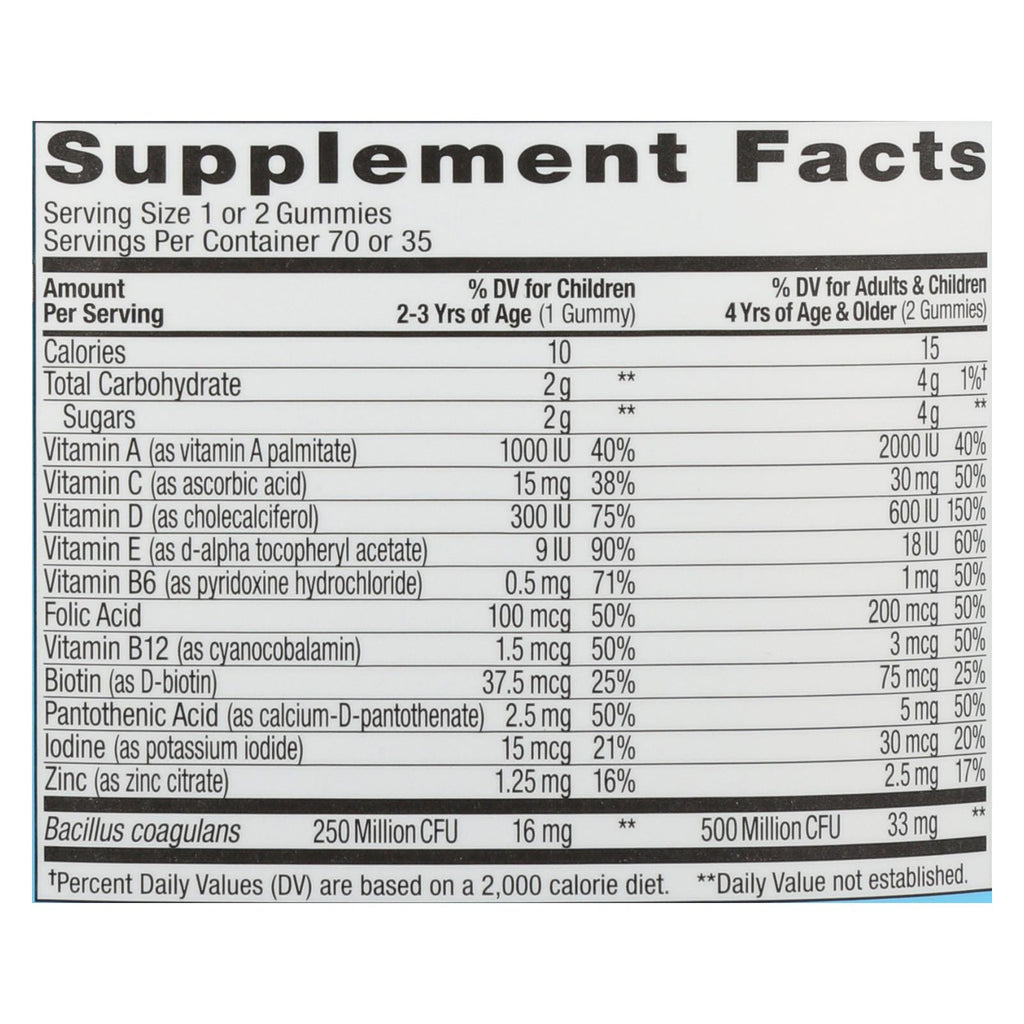 Olly - Vitamins Multi Child Berry - 1 Each - 70 Ct - Lakehouse Foods