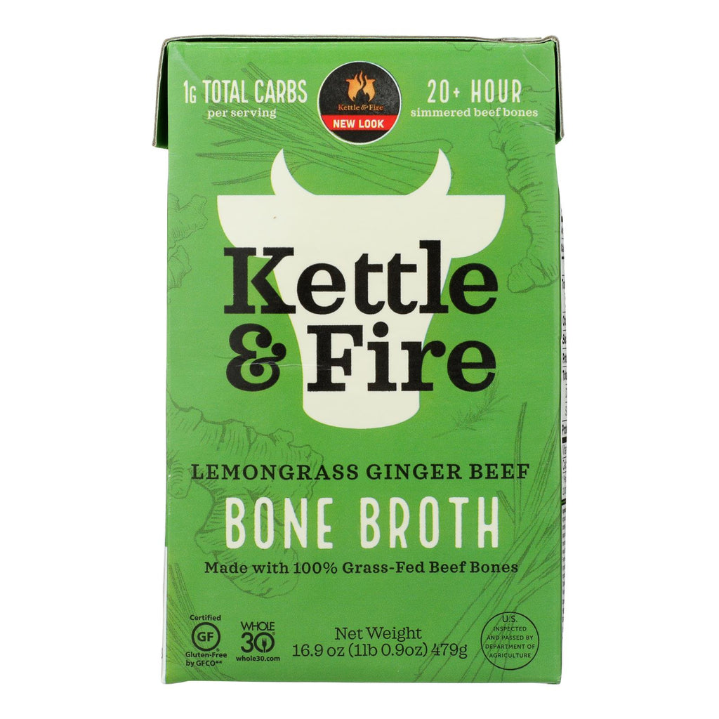 Kettle And Fire - Bone Broth Beef Pho - Case Of 6 - 16.9 Fz - Lakehouse Foods