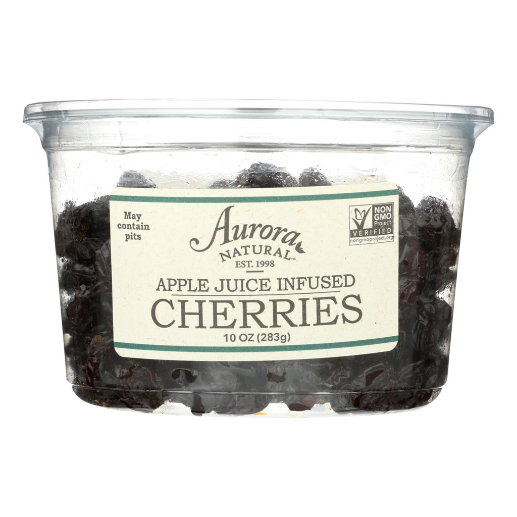 Aurora Natural Products - Apple Juice Infused Cherries - Case Of 12 - 10 Oz. - Lakehouse Foods