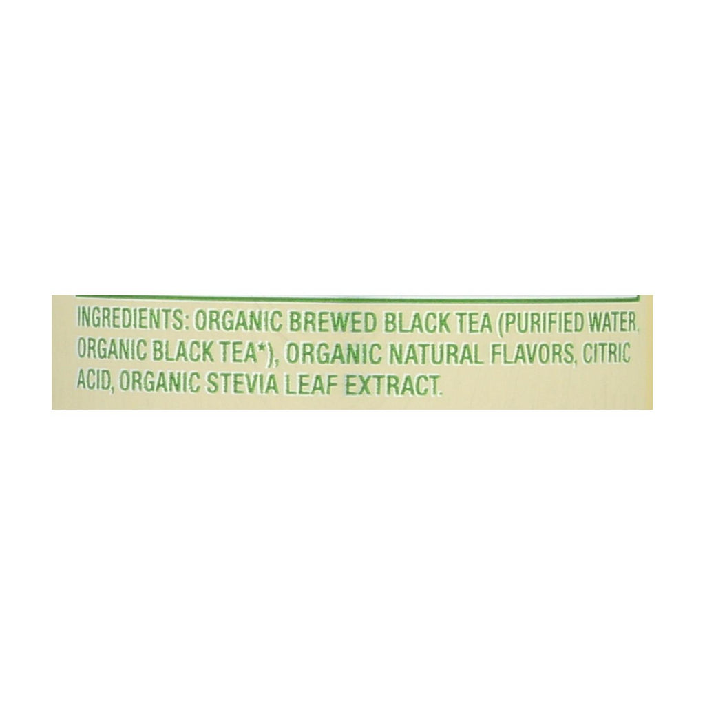 Zevia - Tea Black Peach - Case Of 12 - 12 Fz - Lakehouse Foods