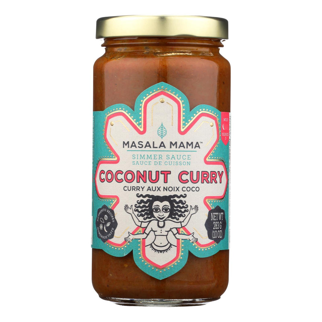 Masala Mama Coconut Curry All Natural Simmer Sauce - Case Of 6 - 10 Oz - Lakehouse Foods