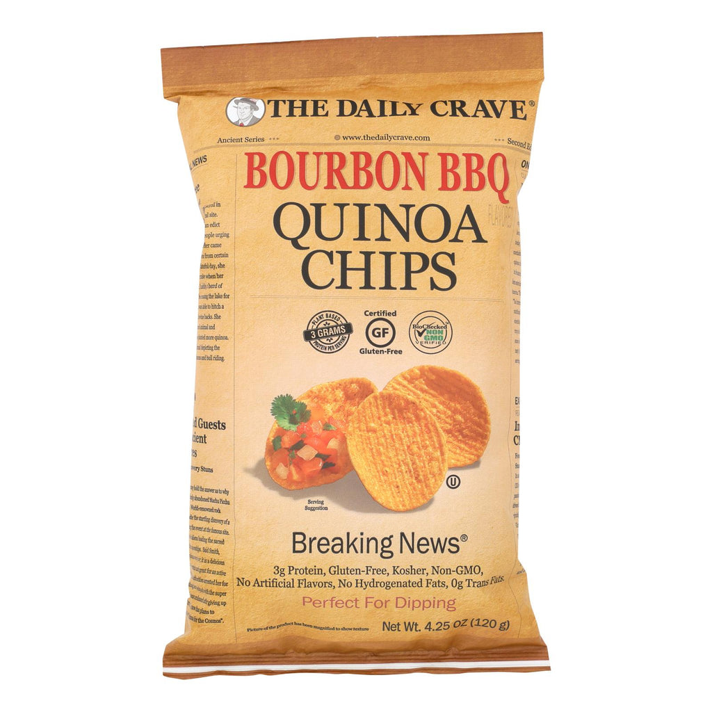 The Daily Crave - Quin Chips Bourbon Bbq - Case Of 8 - 4.25 Oz - Lakehouse Foods