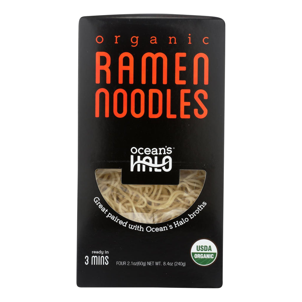 Ocean's Halo Organic Ramen Noodles - Case Of 5 - 8.4 Oz - Lakehouse Foods