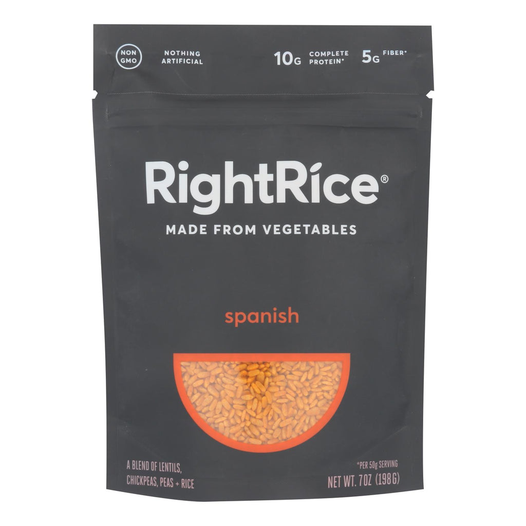 Right Rice - Made From Vegetables - Spanish - Case Of 6 - 7 Oz. - Lakehouse Foods