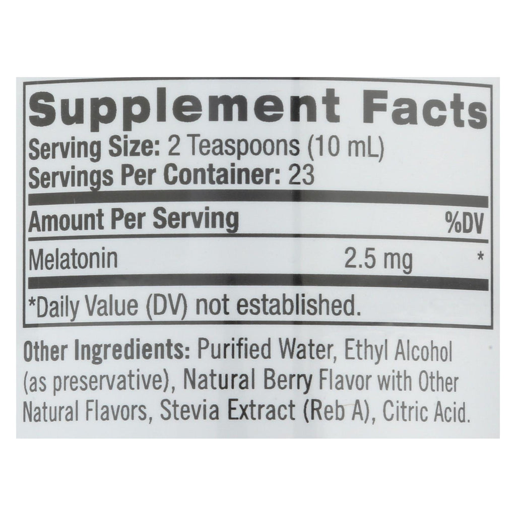 Natrol - Melatonin Liquid 2.5mg - 8 Fz - Lakehouse Foods