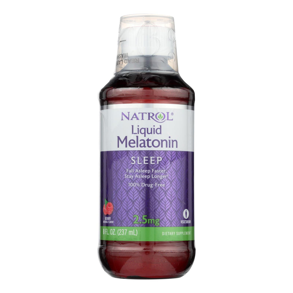 Natrol - Melatonin Liquid 2.5mg - 8 Fz - Lakehouse Foods