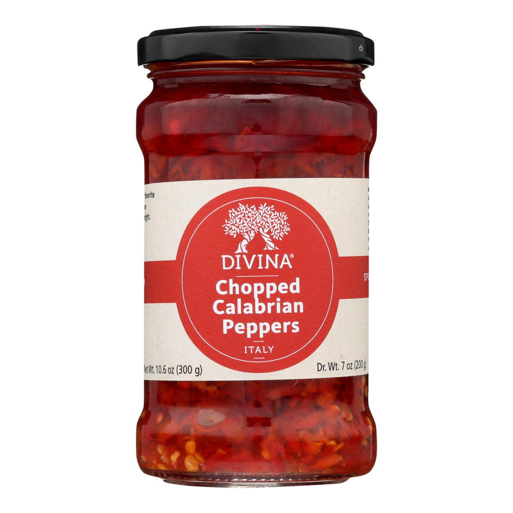 Divina - Peppers Chopd Calabrian - Case Of 6 - 10.6 Oz - Lakehouse Foods