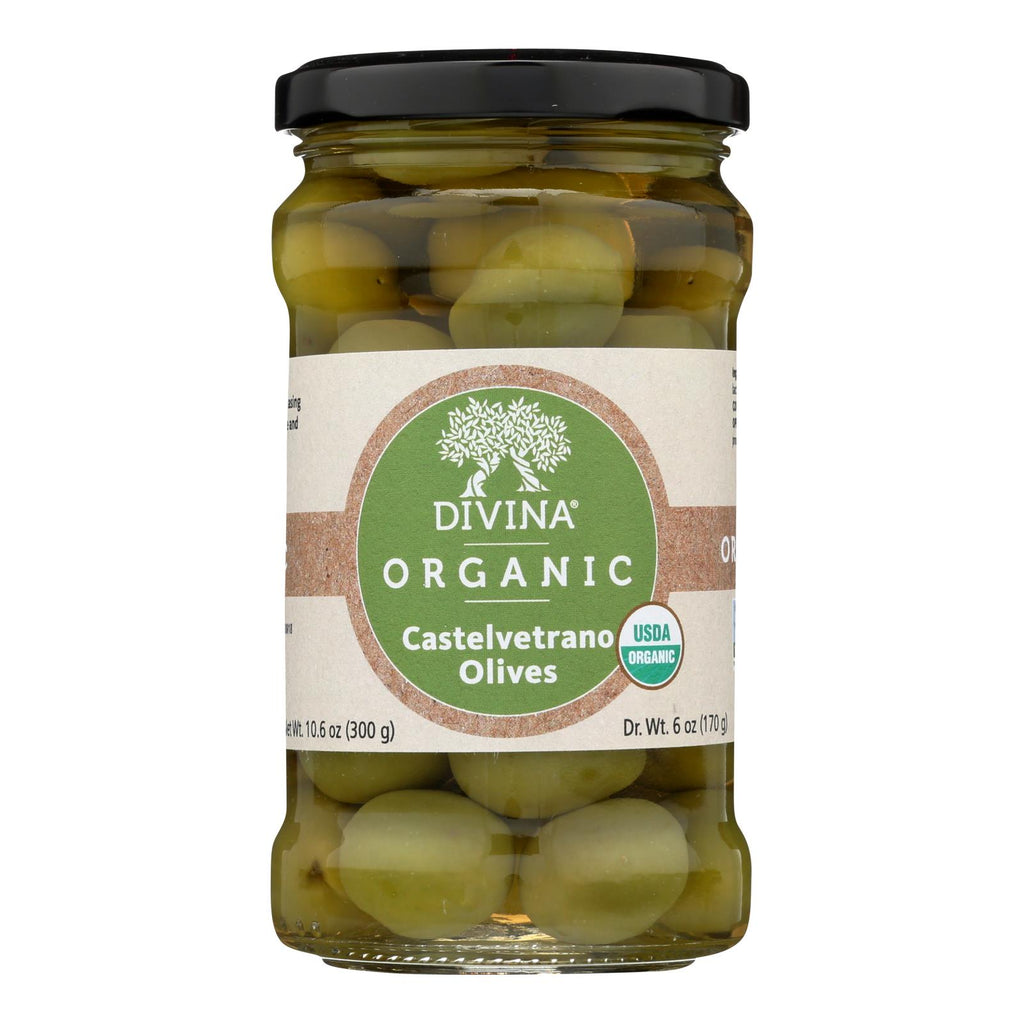 Divina - Olives Castelvetrano - Case Of 6 - 6 Oz - Lakehouse Foods