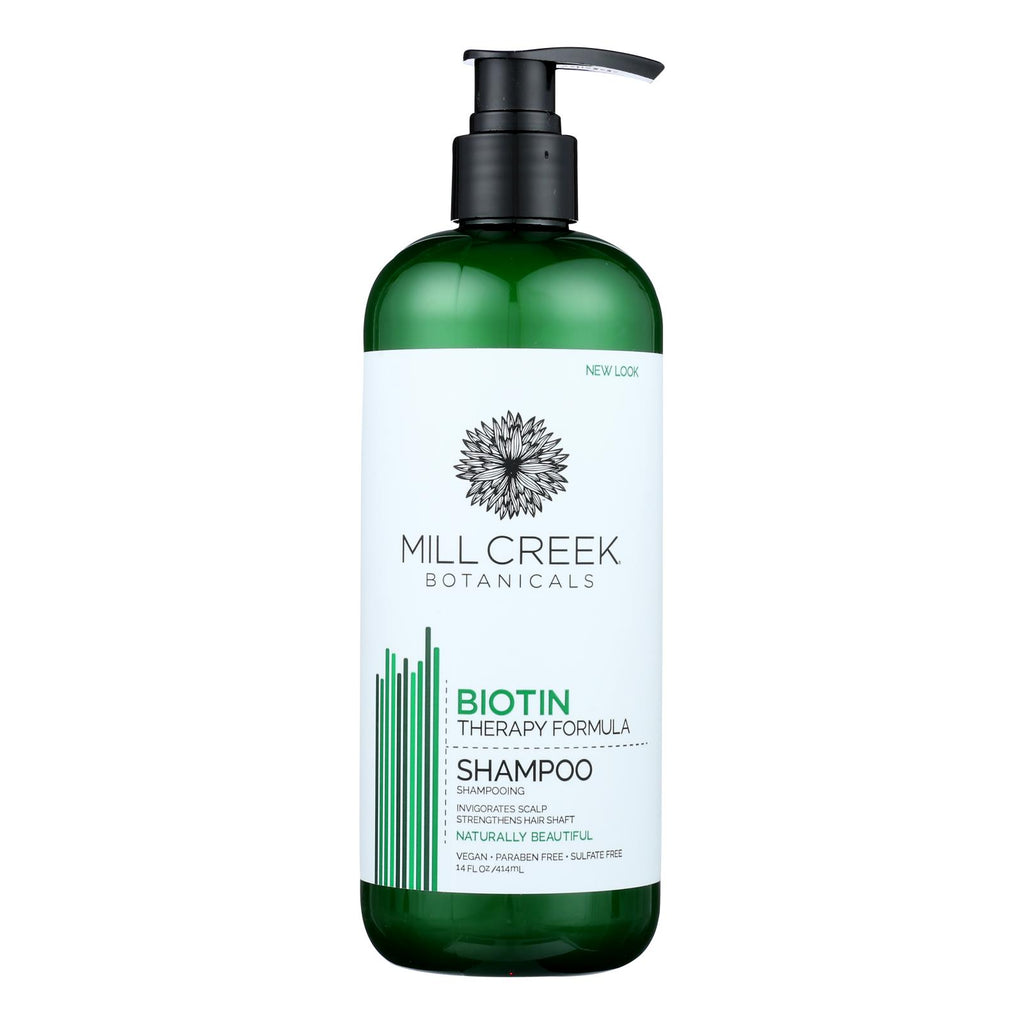 Mill Creek Botanicals Biotin Shampoo  - 1 Each - 14 Fz - Lakehouse Foods