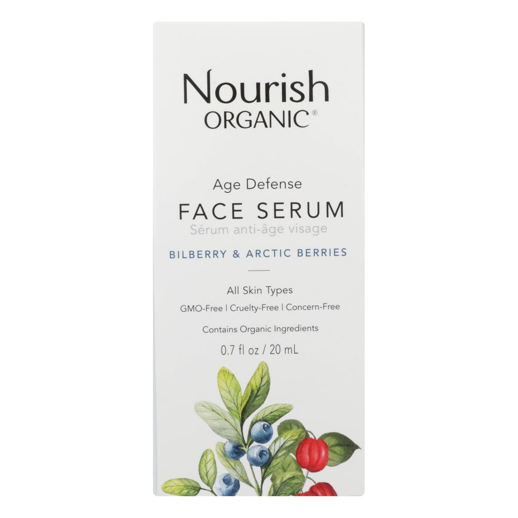 Nourish - Face Serum Age Defense - 1 Each - 0.7 Fz - Lakehouse Foods
