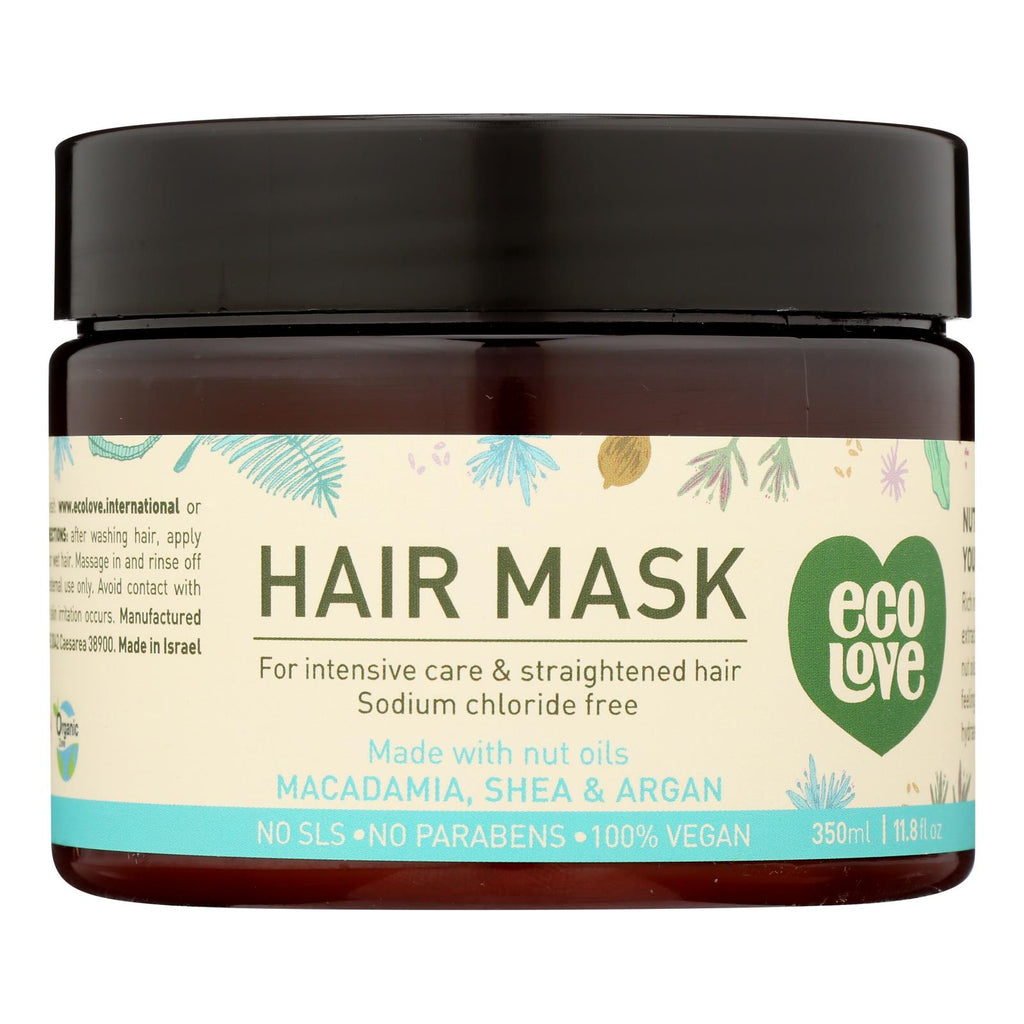 Ecolove - Mask Nut Int Cr Strt Hair - 1 Each - 11.8 Oz - Lakehouse Foods