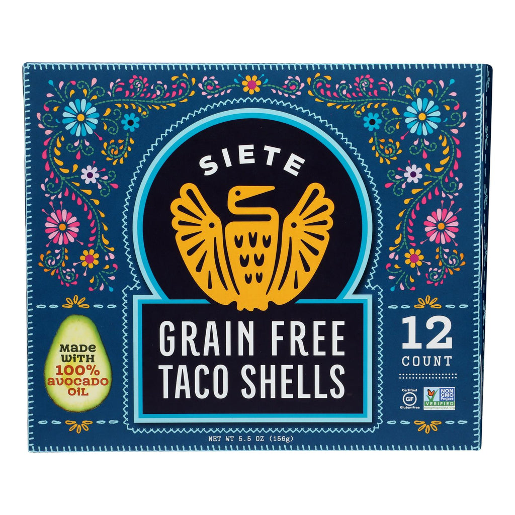 Siete - Taco Shells Grain Free - Case Of 12 - 5.5 Oz - Lakehouse Foods