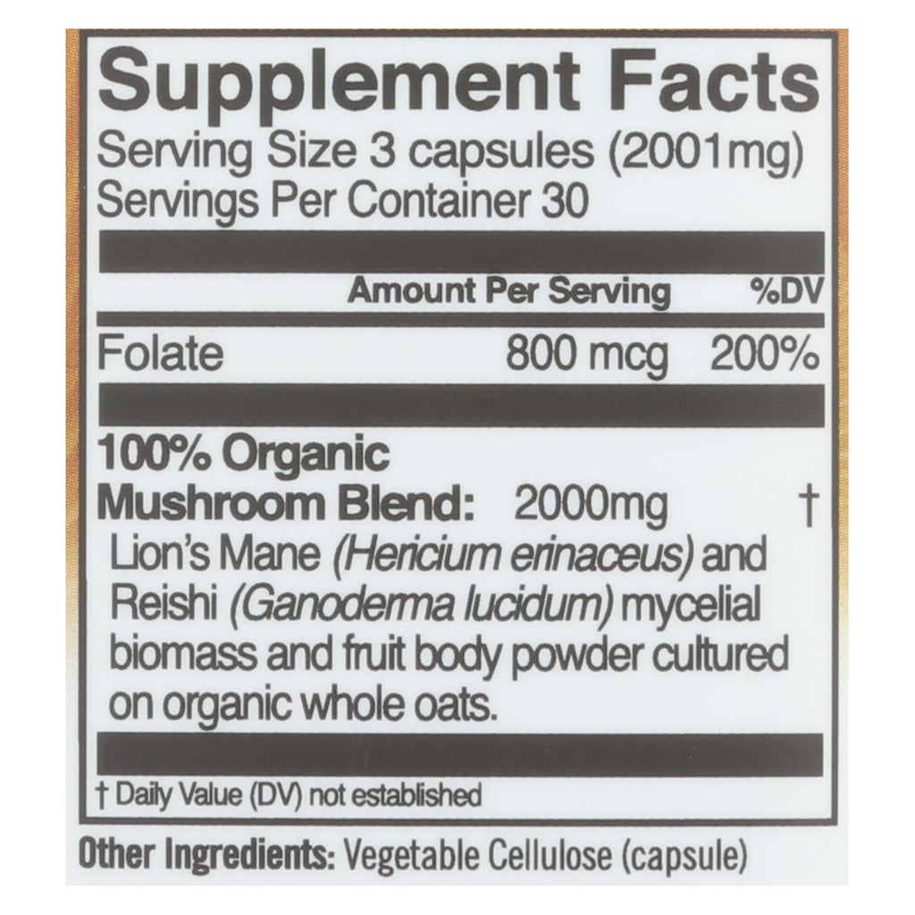 Om - Mush Sprfd Brain Fuel - 1 Each - 90 Ct - Lakehouse Foods
