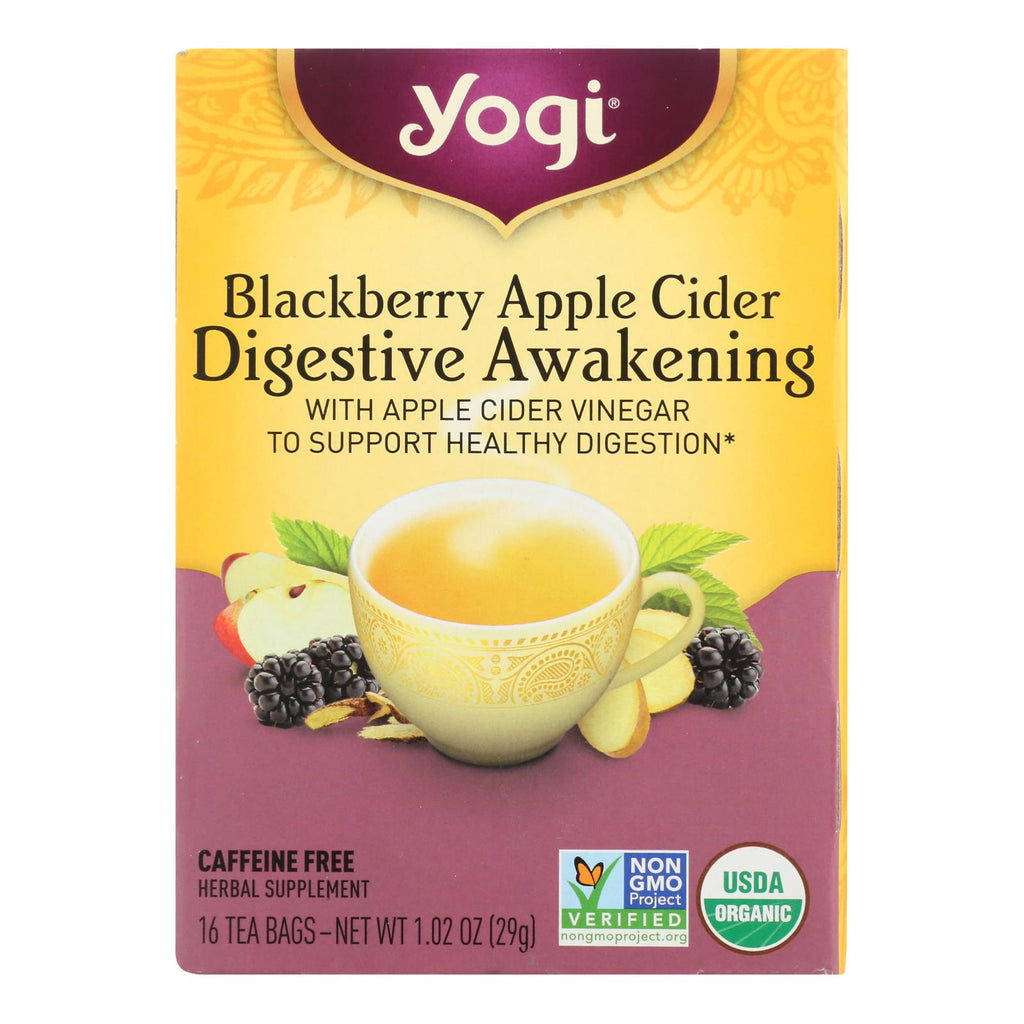 Yogi - Tea Blkbry Apple Digest - Case Of 6 - 16 Bag - Lakehouse Foods