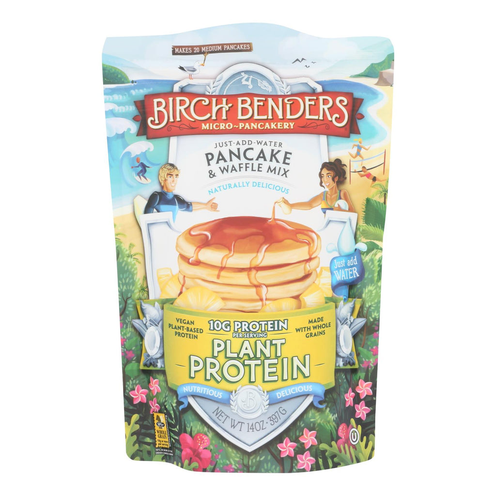 Birch Benders - Pnck@wfl Mix Plnt Protn - Case Of 6 - 14 Oz - Lakehouse Foods