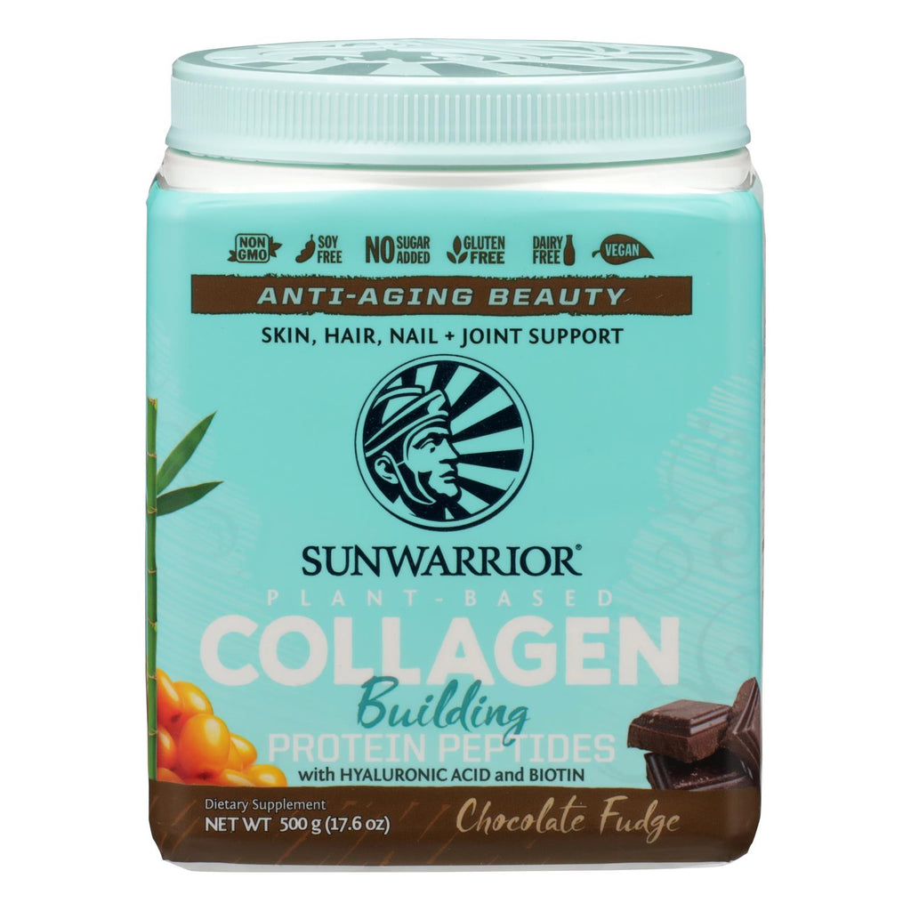 Sunwarrior - Collagen Chocolate - 1 Each - 17.6 Oz - Lakehouse Foods