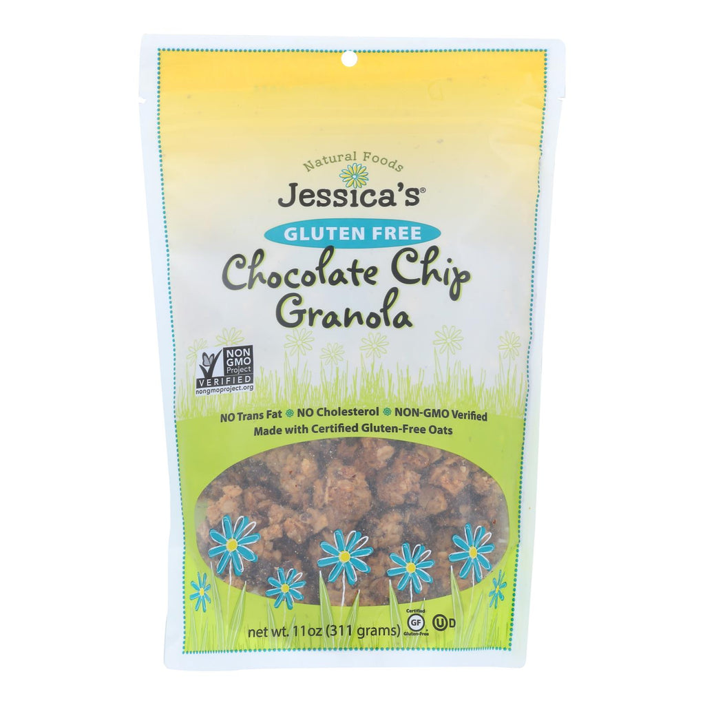 Jessica's Natural Foods Gluten Free Chocolate Chip Granola  - Case Of 12 - 11 Oz - Lakehouse Foods