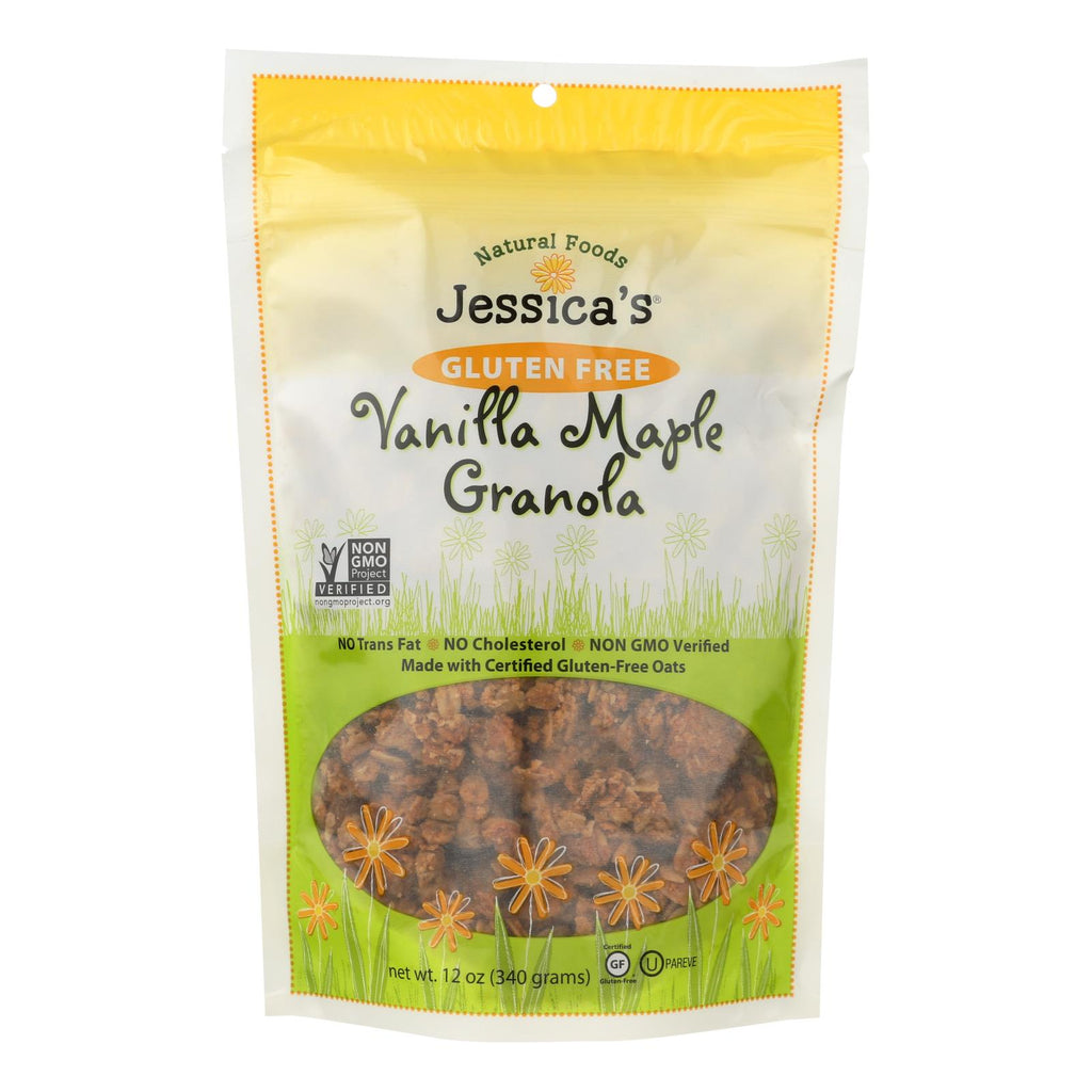 Jessica's Natural Foods Gluten Free Vanilla Maple Granola  - Case Of 12 - 11 Oz - Lakehouse Foods