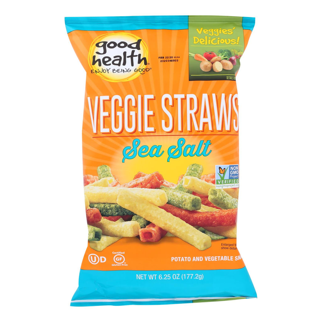 Good Health Sea Salt Veggie Straws  - Case Of 10 - 6.25 Oz - Lakehouse Foods