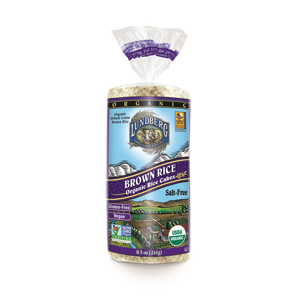 Lundberg Family Farms - Rice Cake Brown Ns - Case Of 6-8.5 Oz - Lakehouse Foods
