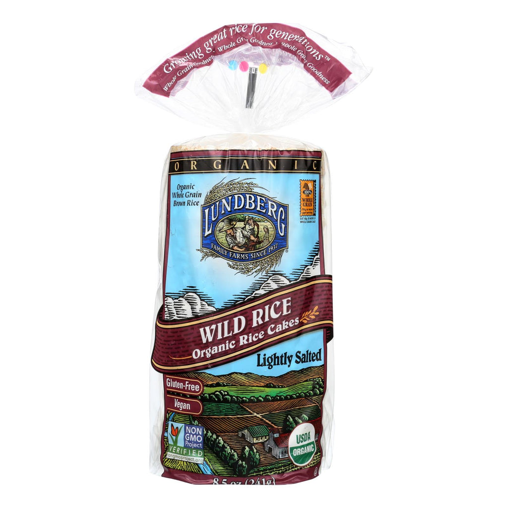 Lundberg Family Farms - Rice Cake Wild Ls - Case Of 6-8.5 Oz - Lakehouse Foods