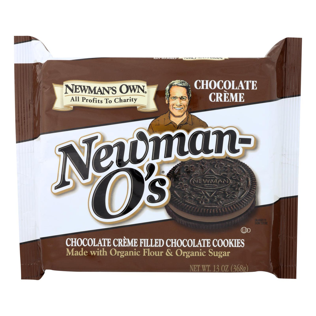 Newman's Own Organics Creme Filled Cookies - Chocolate - Case Of 6 - 13 Oz. - Lakehouse Foods