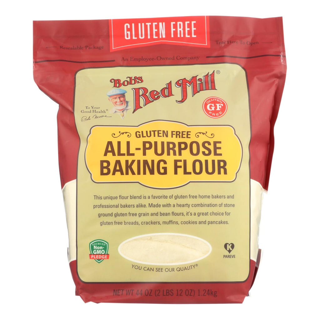 Bob's Red Mill - Baking Flour All Purpose - Case Of 4-44 Oz - Lakehouse Foods