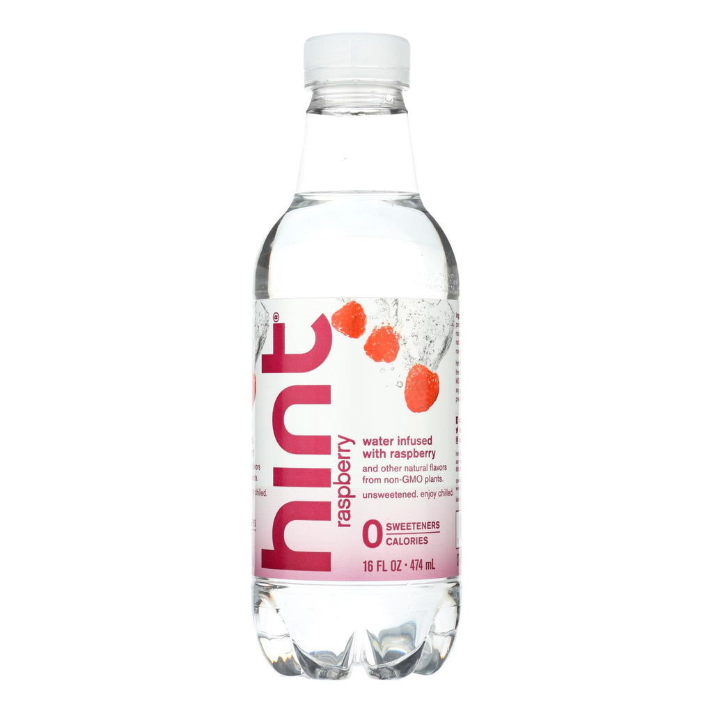 Hint Raspberry Water - Raspberry - Case Of 12 - 16 Fl Oz. - Lakehouse Foods