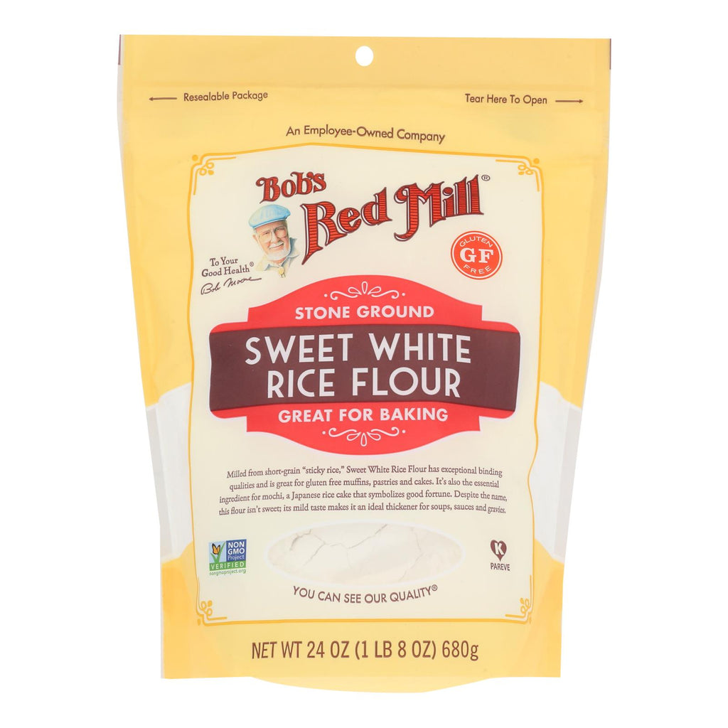 Bob's Red Mill - Rice Flour Sweet Whte Gluten Free - Case Of 4 - 24 Oz - Lakehouse Foods