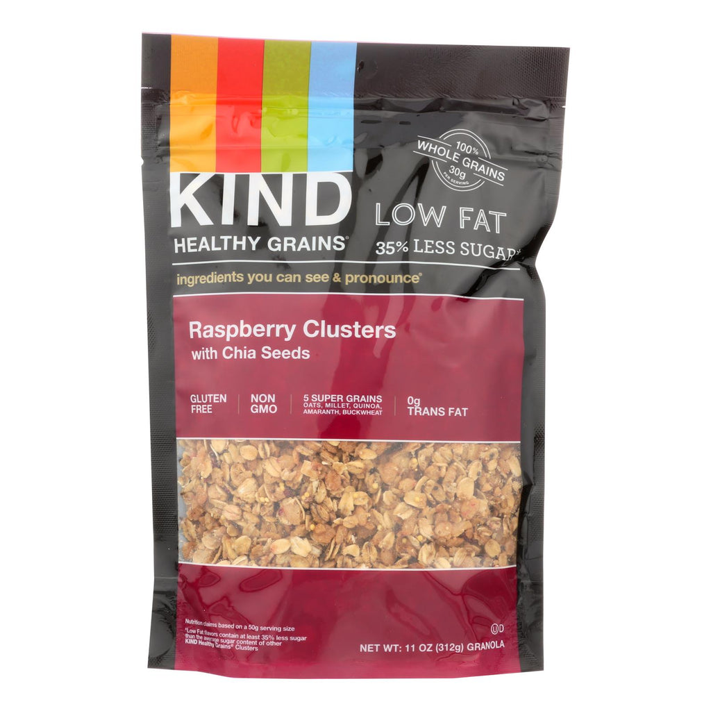 Kind Clusters - Granola - Healthy Grains - Raspberry With Chia Seeds - 11 Oz - Case Of 6 - Lakehouse Foods