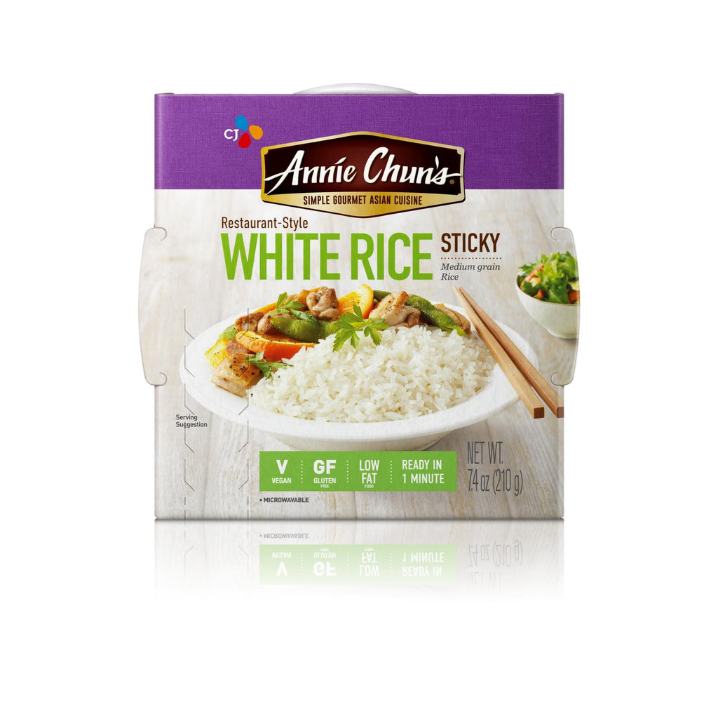 Annie Chun's Rice Express White Sticky Rice - Case Of 6 - 7.4 Oz. - Lakehouse Foods