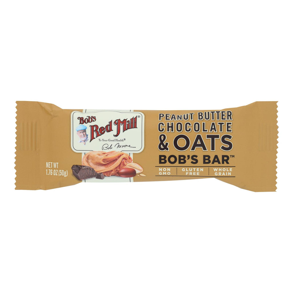 Bob's Red Mill - Bar Pnutbt Chocolate Ots - Case Of 12 - 1.76 Oz - Lakehouse Foods