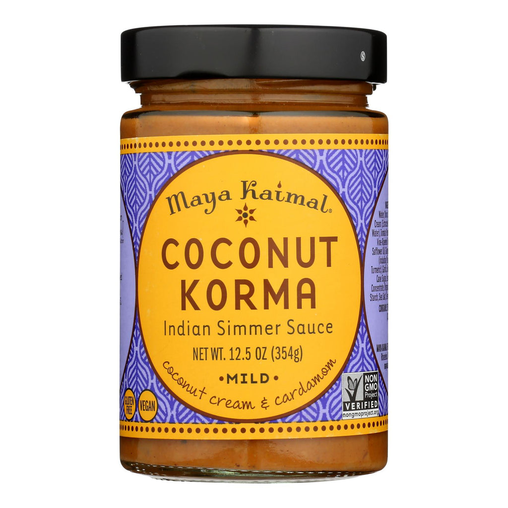 Maya Kaimal - Smmr Sauce Coconut Korma - Case Of 6 - 12.5 Oz - Lakehouse Foods