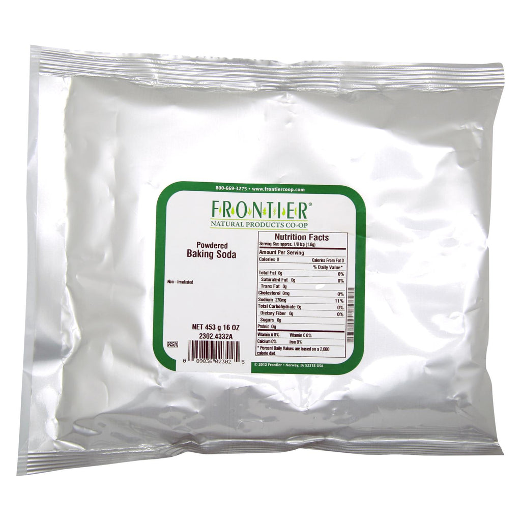 Frontier Herb Baking Soda Powder - Single Bulk Item - 1lb - Lakehouse Foods