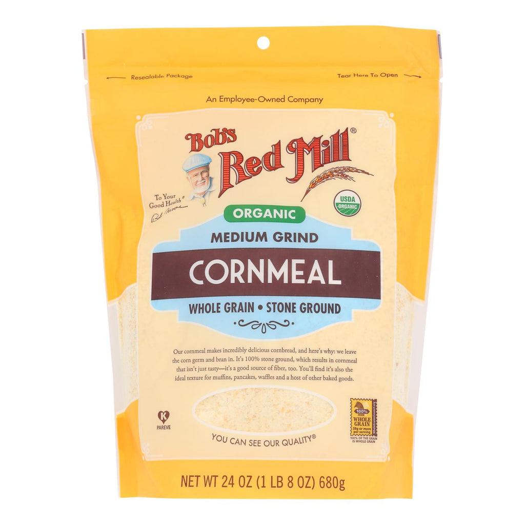 Bob's Red Mill - Cornmeal Medium - Case Of 4 - 24 Oz - Lakehouse Foods