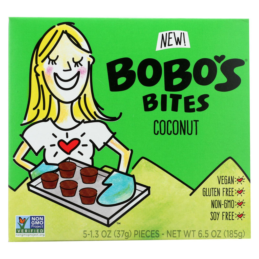 Bobo's Oat Bars - Oat Bites Coconut - Case Of 6-5-1.3 Oz - Lakehouse Foods