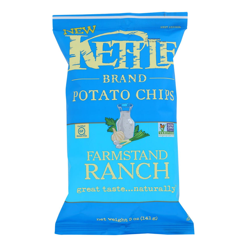 Kettle Brand - Chips Farmstand Ranch - Case Of 15 - 5 Oz - Lakehouse Foods