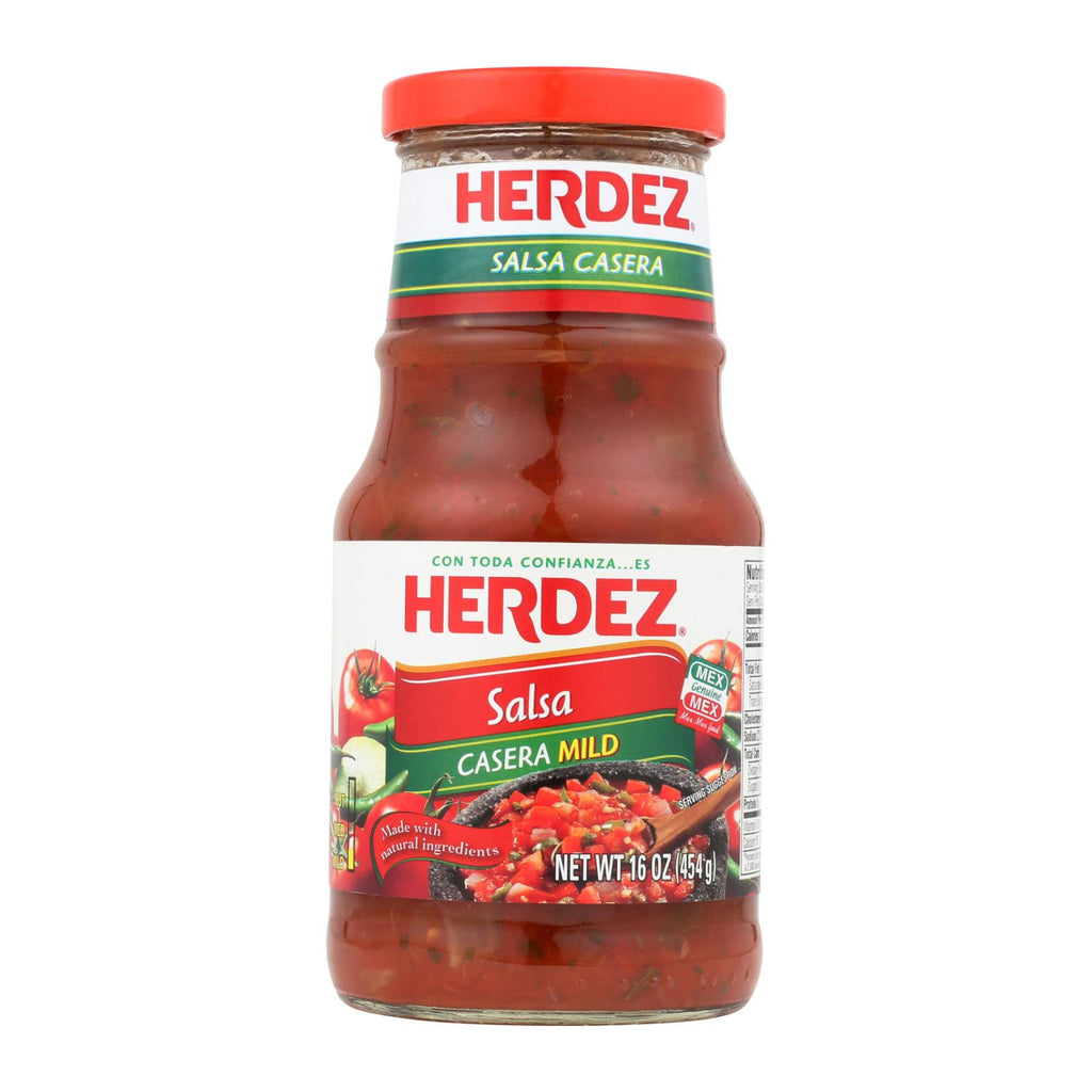 Herdez Salsa - Casera Medium - Case Of 12 - 16 Oz. - Lakehouse Foods